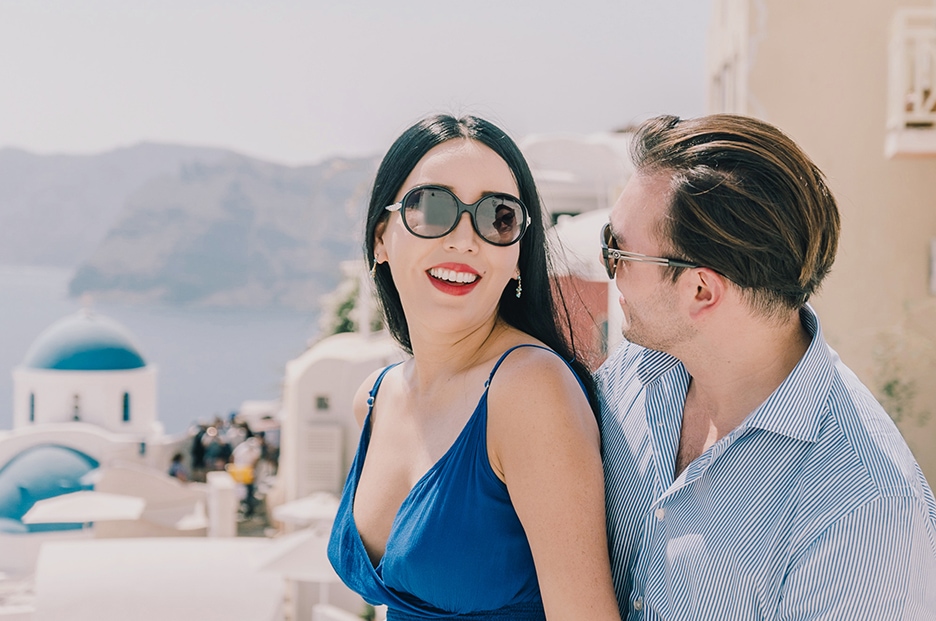 Santorini wedding photographer