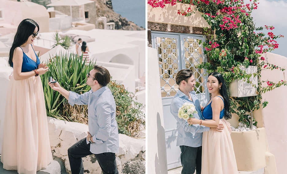 Santorini wedding videographer