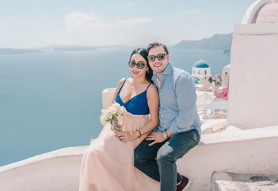 Santorini wedding photographer