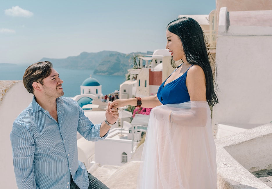 Santorini wedding photographer