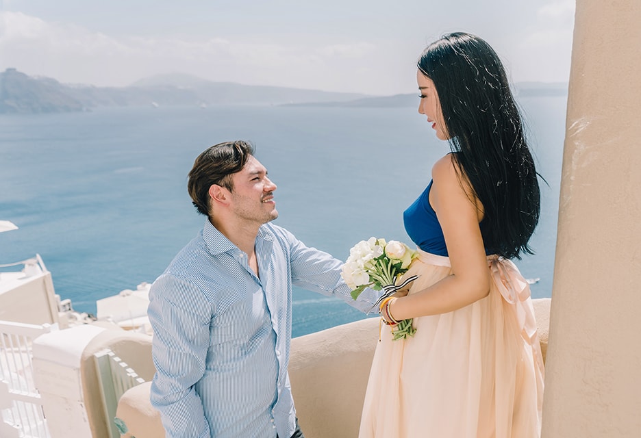 Santorini wedding photographer