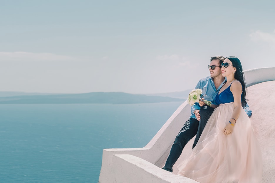 Santorini wedding photographer