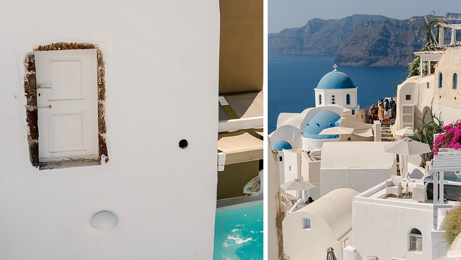 Santorini wedding photographer