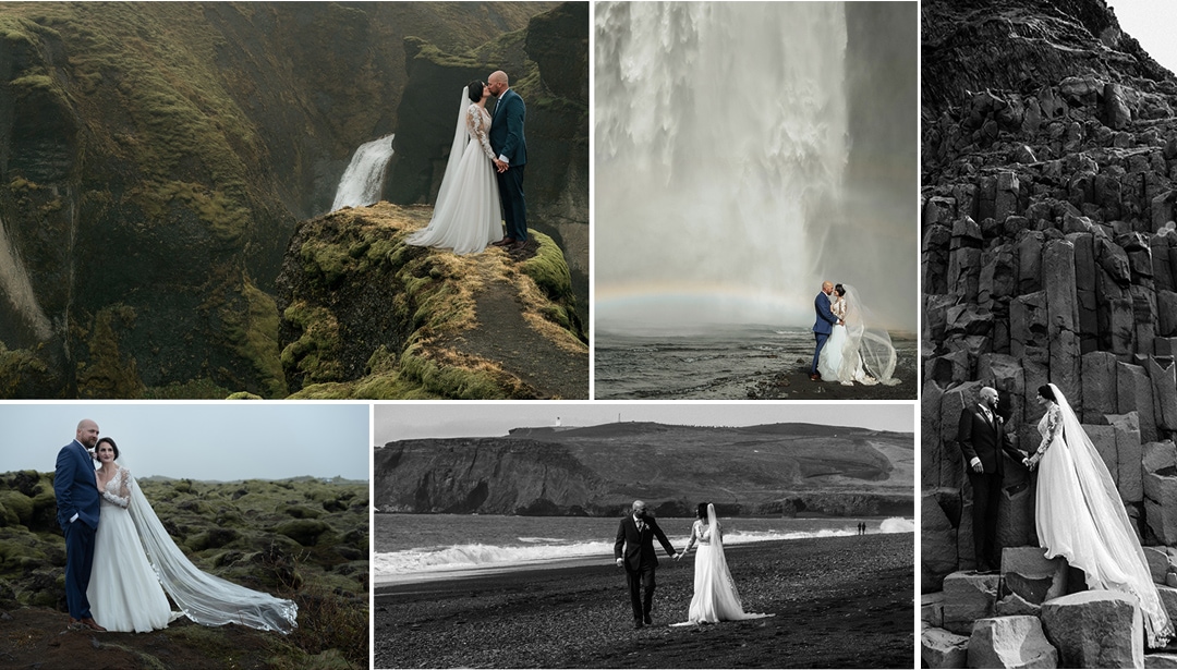 Iceland elopement package with photography and video