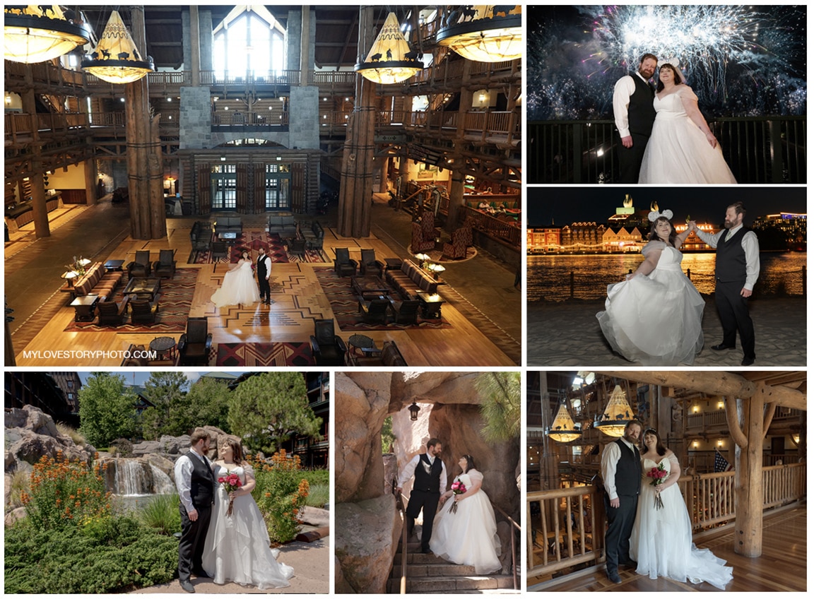 Disney wedding photography and videography