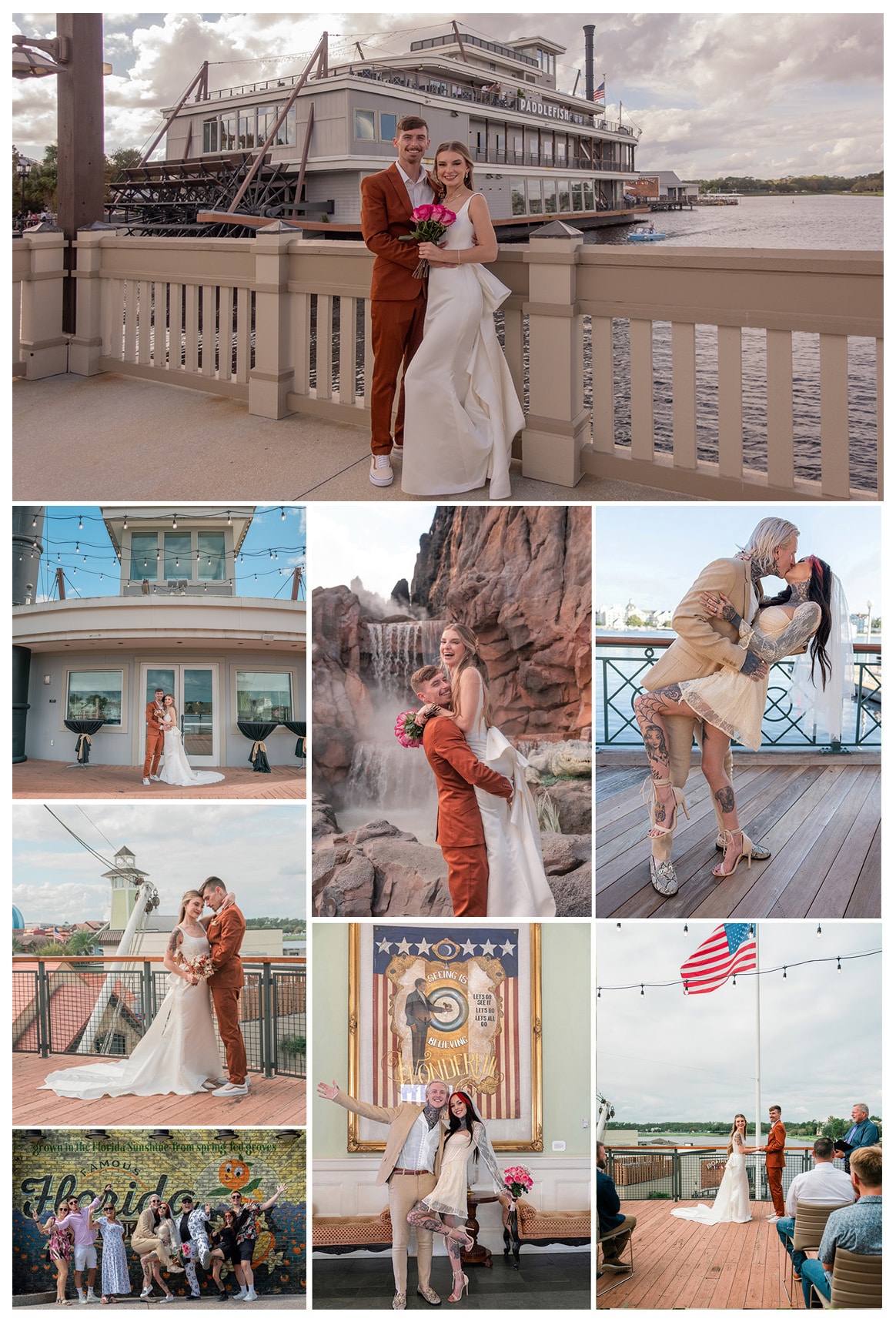 Disney wedding photographer, videographer Paddlefish